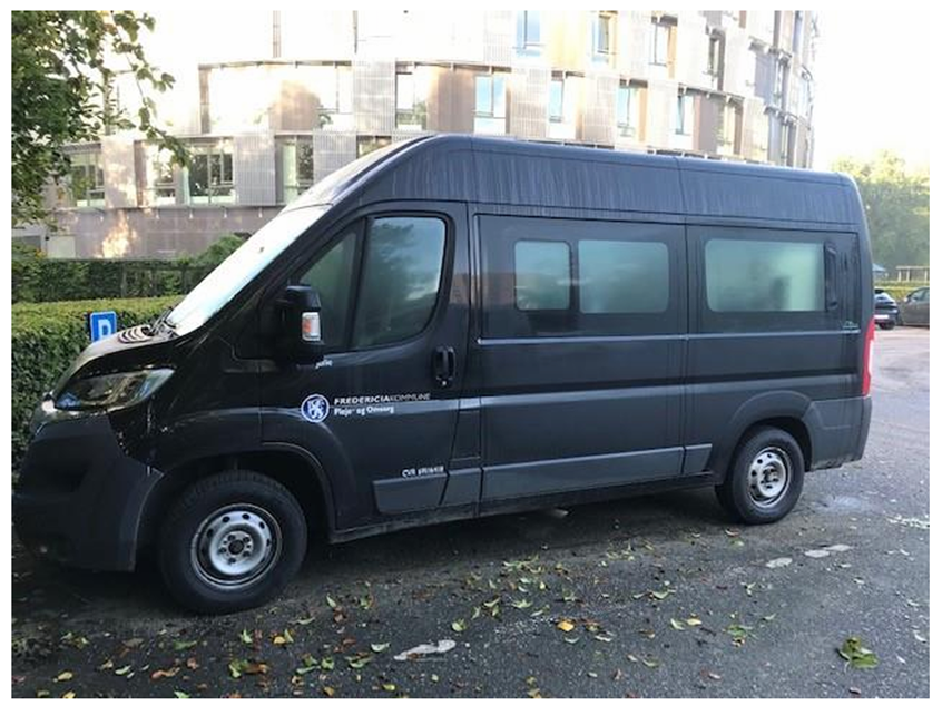 Billede af minibusserne